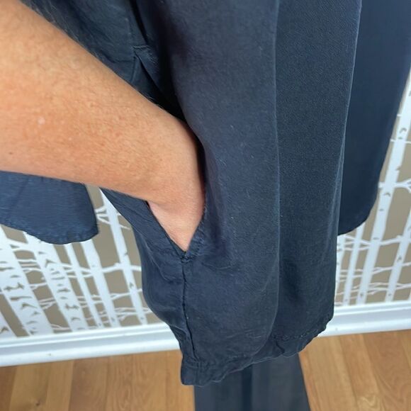 Long Sleeve Shirt Dress / Pullover Dress w Pockets sz M - Picture 4 of 7